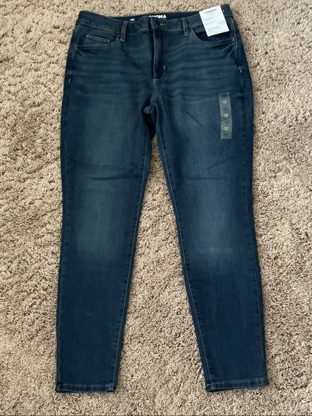 Sonoma Everyday Jean Medium Wash Blue High-Rise Skinny Jeans NWT